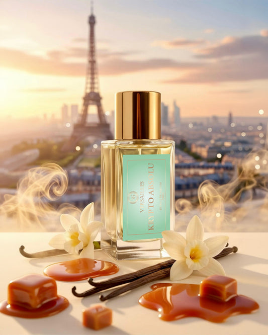 Flacon de parfum krypto absolu 50ml Versailles, extrait 30%